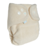 Popolini Newborn MiniSnap snapfit Tinfit wasbare luiers Billenboetiek Utrecht clothdiapers Ecru wit
